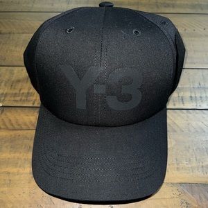 Y-3 Classic Logo Cap - Black / Y3 Unisex Baseball Sportswear Hat / GK0626